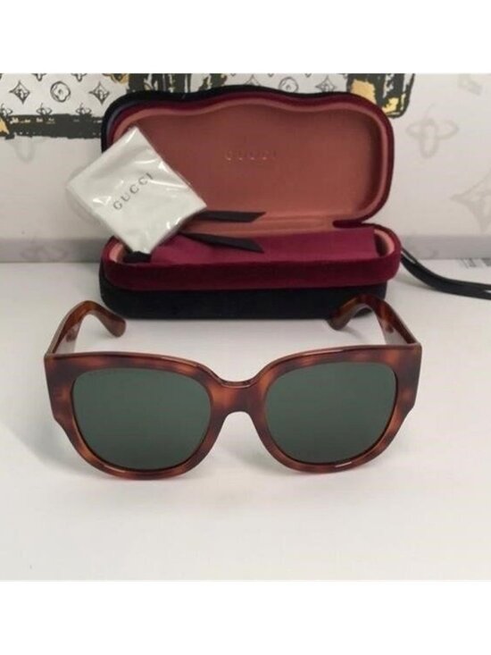 New Authentic Gucci Brown Sunglasses GG0142SA 002 main image 8